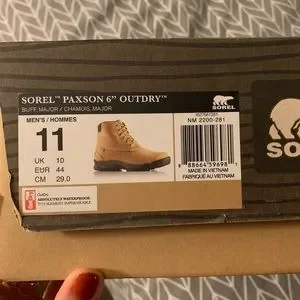 Sorel Shoes New Sorel Paxton Outdry Mens Boots Poshmark